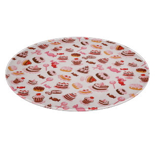 Süßer Hintergrund Schneidebrett