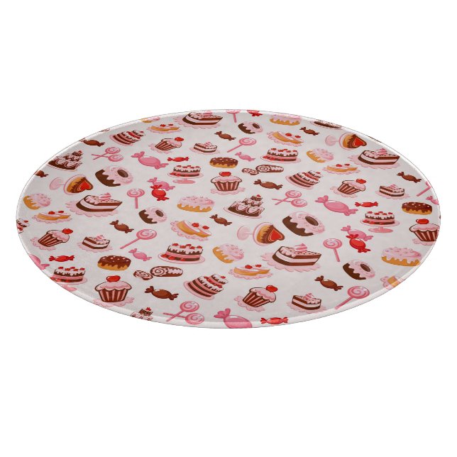 Süßer Hintergrund Schneidebrett (Ecke)