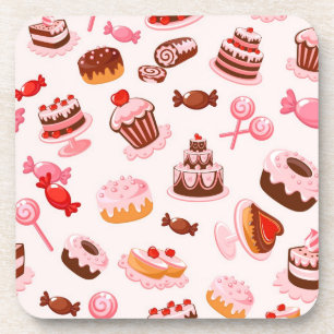 Süßer Hintergrund Untersetzer