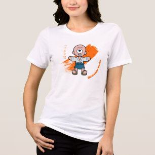 Süßer Hitotsume-kozo Yokai Tri-Blend Shirt