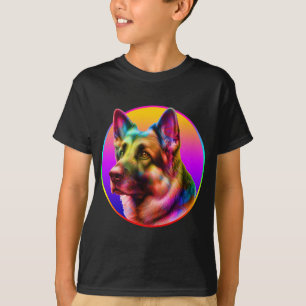 SÜSSER HUND BUNTER REGENBOGEN T-Shirt