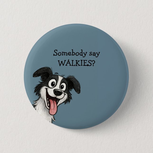 Süßer Hund  Button (Vorderseite)
