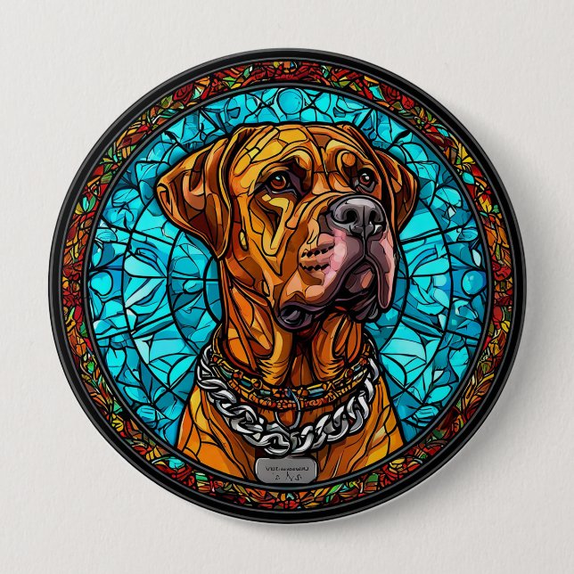 Süßer Hund Button (Vorderseite)