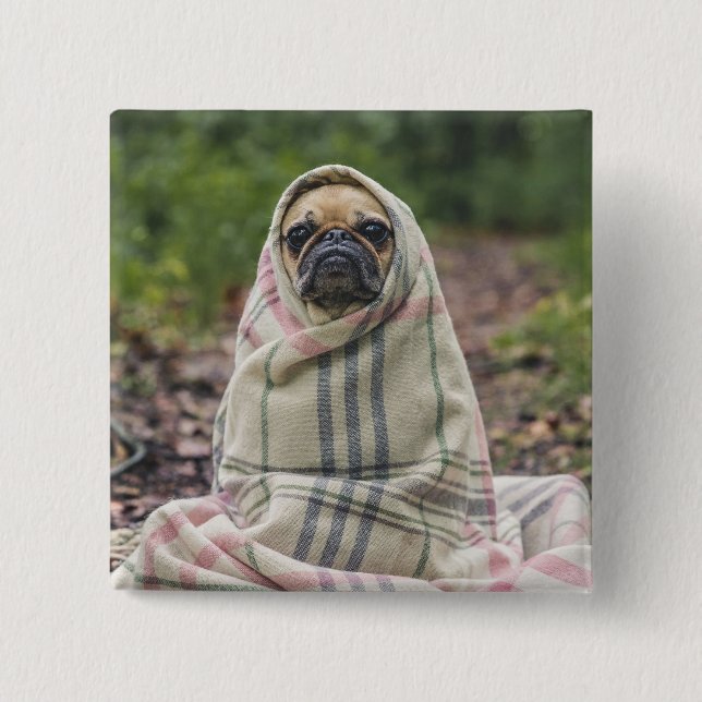 Süßer Hund Button 2 (Vorderseite)