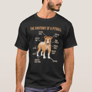 Süßer Hund Definition Tier Anatomie Von Pitbull T-Shirt