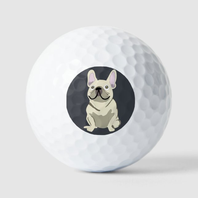 Süßer Hund, Französchen Golfball (Vorderseite)