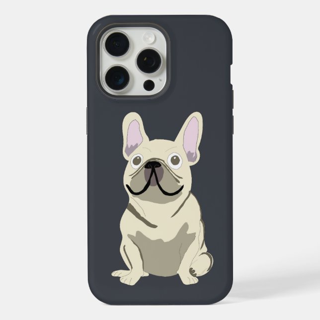 Süßer Hund, Französchen iPhone Hülle (Rückseite)