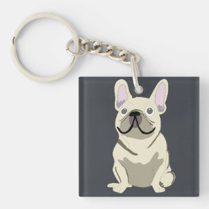 Süßer Hund, Französchen Schlüsselanhänger