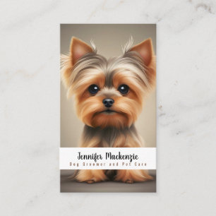 Süßer Hund Groomer Grooming-Service Pet Care Visitenkarte