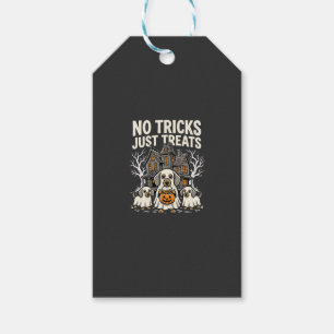 Süßer Hund Halloween Keine Tricks Nur Leckerlis_1 Geschenkanhänger