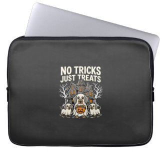 Süßer Hund Halloween Keine Tricks, nur Leckerlis_1 Laptopschutzhülle
