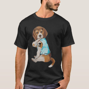 Süßer Hund, ich liebe Mama tätowierter Hund Mami M T-Shirt