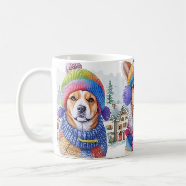 Süßer Hund Kaffeetasse (Links)