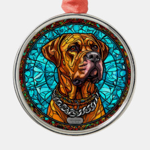 Süßer Hund Ornament Aus Metall