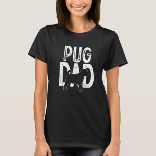 Süßer Hund Pug Vater Welpe Vater T-Shirt