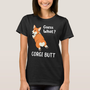 Süßer Hund T Rate Was Corgi Hintern T-Shirt