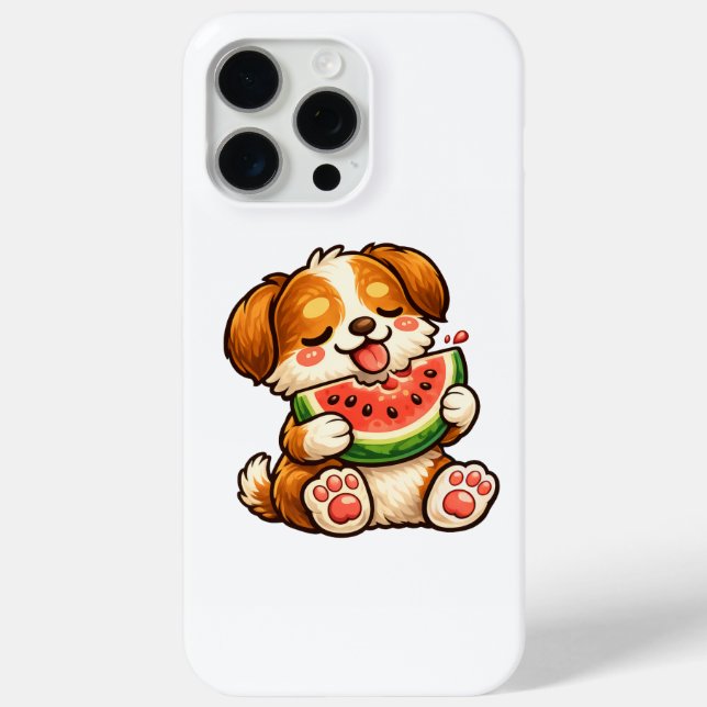 Süßer Hund Wassermelone Case-Mate iPhone Hülle (Rückseite)