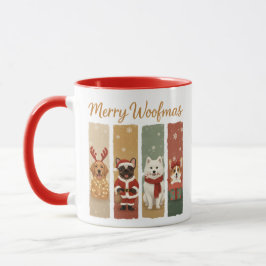 Süßer Hund Weihnachten – Frohe Woofmas Tasse