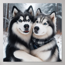 Süßer Huskies
