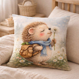 Süßer Igel Löwenzahn Kinderzimmer & Babyzimmer Kissen