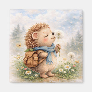 Süßer Igel Löwenzahn Magnet
