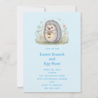 Süßer Igel mit Laterne Ostern