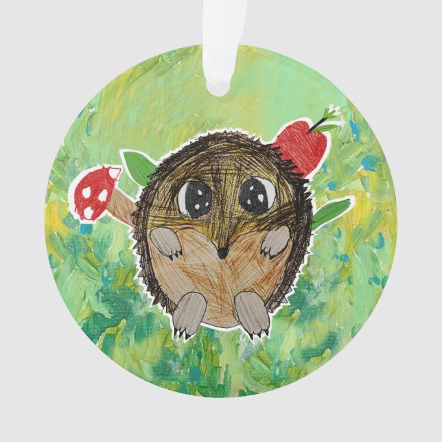 Süßer Igel Ornament (Vorderseite)