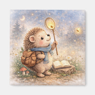 Süßer Igel und Glühwürmchen Kühlschrank Magnet