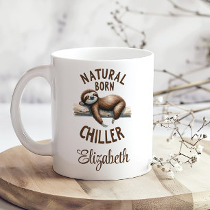 Süßer individueller Name Natürlich geborener Chill Kaffeetasse