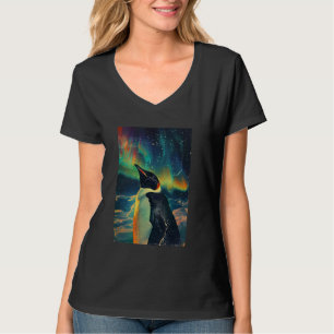 Süßer inspirierender Pinguin Retro-Grafik Vintage T-Shirt