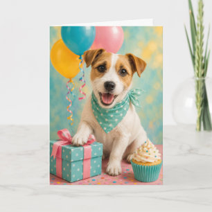 Süßer Jack Russell Terrier Geburtstag Karte