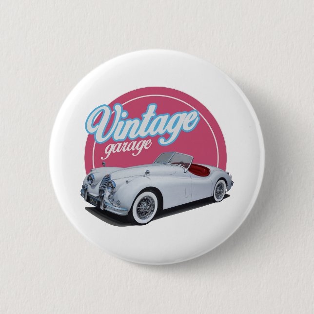 Süßer Jaguar Button (Vorderseite)