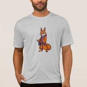 Süßer japanischer Samurai-Eichhörnchen T-Shirt