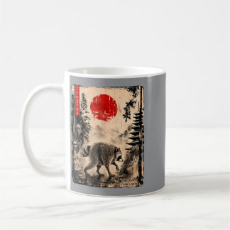 Süßer Jimothy Seattle Waschbär Cute Japanisch Kaffeetasse