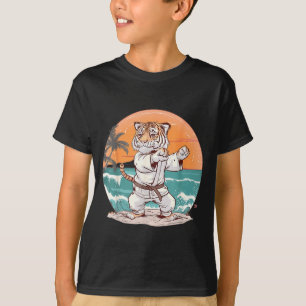 Süßer Judo-Tiger-Strand MMA Taekwondo Kampfsport T-Shirt