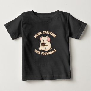 Süßer Kaffeekatz-Baby-Body Baby T-shirt
