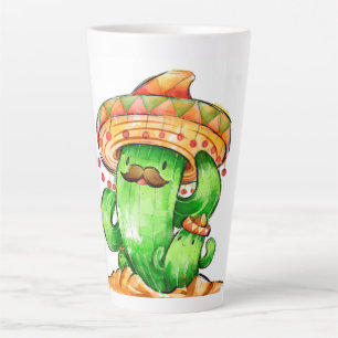 süßer Kaktus Milchtasse