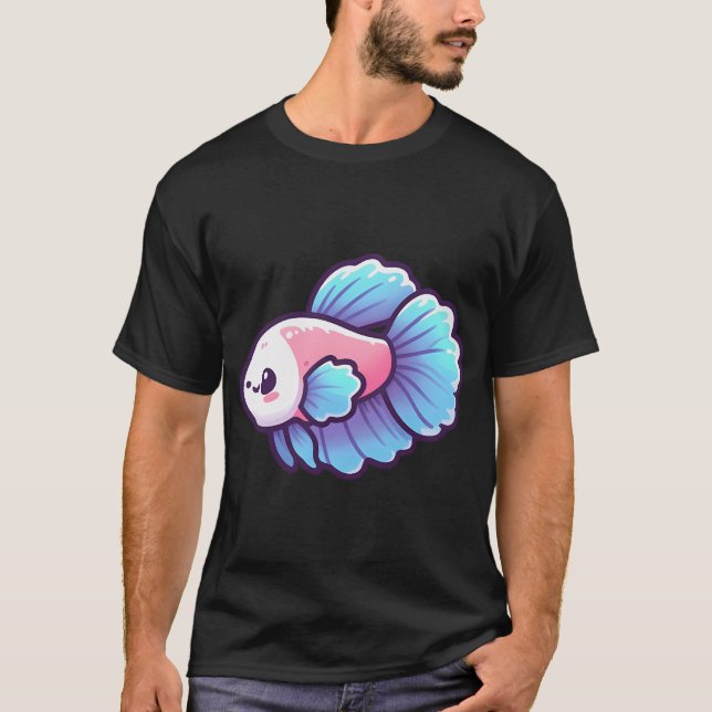 Süßer Kampffisch T-Shirt (Vorderseite)