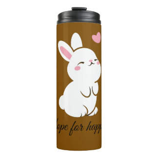 Süßer Kaninchen-Thermal-Tumbler Thermosbecher