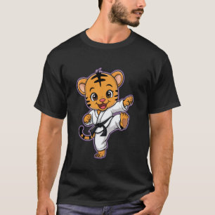 Süßer Karate-Tiger Kampfsport Lustig für Kinder Ju T-Shirt