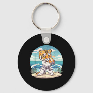 Süßer Karate Tiger Kickboxen Taekwondo Jiu-Jitsu Schlüsselanhänger