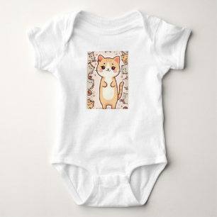 Süßer Kätzchen-Baby-Body – Perfektes Geschenk für  Baby Strampler
