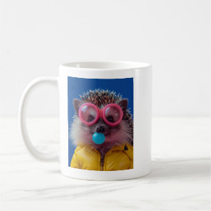 Süßer Kaugummi-Igel Sei nett Motivations-Kaffee Kaffeetasse