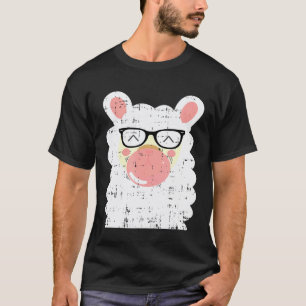 Süßer Kaugummi-Lama-Tier-Halloween-Idee T-Shirt