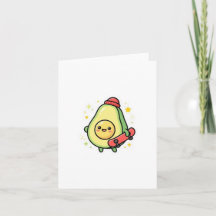 Süßer Kawaii-Avocado-Baby-Magnet.