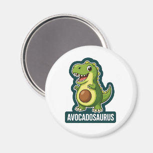 Süßer Kawaii Avocadosaurus Dinosaur lustiger Wortw Magnet