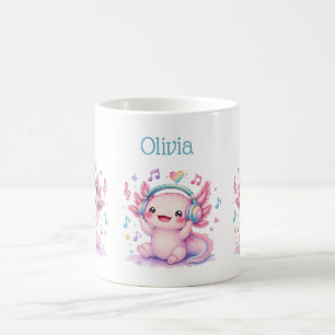 Süßer Kawaii Axolotl Kaffeetasse