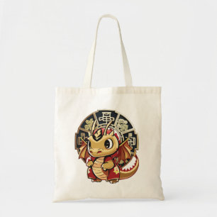 Süßer Kawaii chinesischer Drache asiatischer Zodia Tragetasche