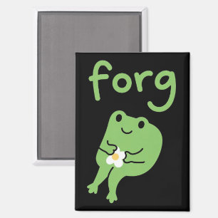 Süßer Kawaii-Froschkuchen-Meme Süße Ästhetik Verg Magnet