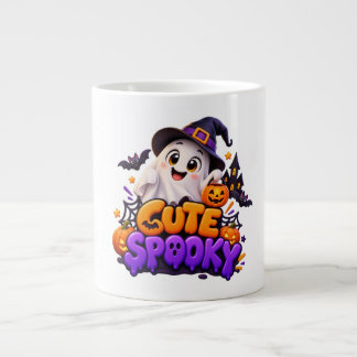 Süßer Kawaii-Halloween-Geisterbecher – Adorabler s Jumbo-Tasse